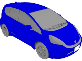 Honda Fit EV (2014) 3D Model preview