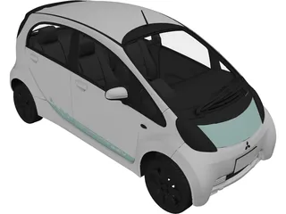 Mitsubishi i-MiEV (2009) 3D Model preview