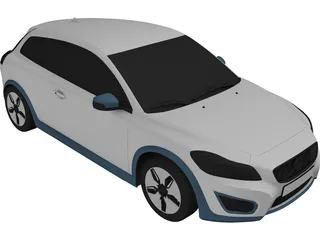 Volvo C30 BEV (2011) 3D Model preview