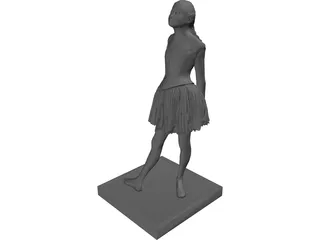 Dancer Woman 3D Model preview