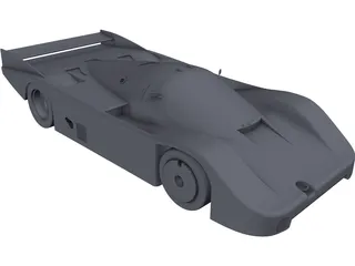 Porsche 962 3D Model preview