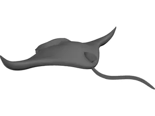 Manta Ray 3D Model preview