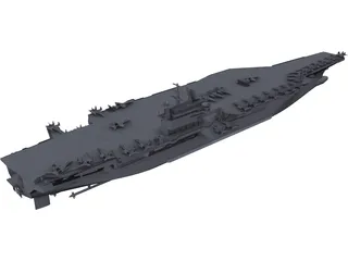 Aircraft Carrier 3D Model preview