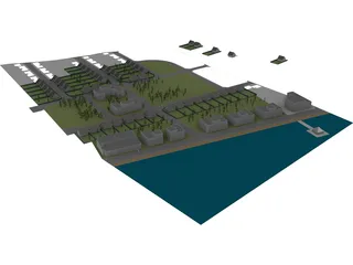City Block 3D Model preview