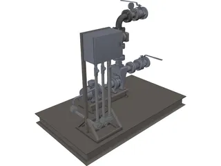 Pump 3D Model preview