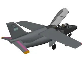 FMA IA-63 Pampa 3D Model preview