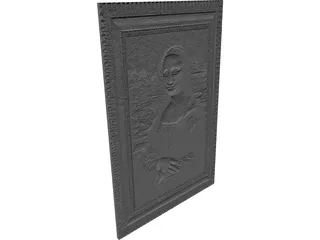 Mona Lisa 3D Model preview
