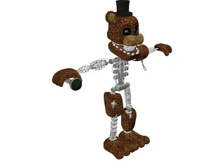 Rust Freddy 3D Model preview