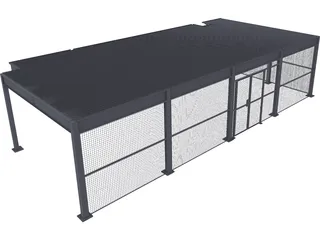 Storage Room Mezzanine 3D Model preview