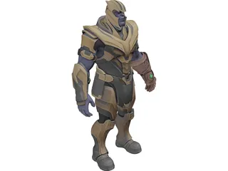 Thanos Armor 3D Model preview