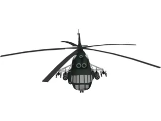Mil Mi-17 3D Model preview