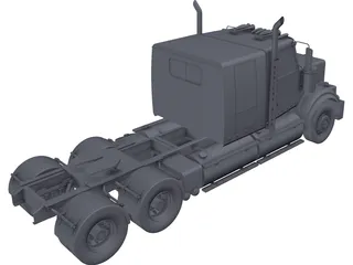 Western Star 4900 (2018) 3D Model preview