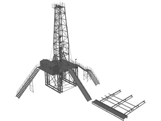 Land Rig 3D Model preview