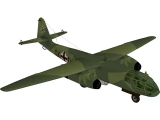 Arado Ar 234 Blitz (1945) 3D Model preview