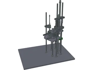 Terminal Tapping Machine 3D Model preview