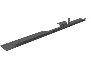 Bus Stop 3D Model preview