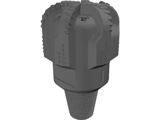 Tricone Drill Bit 3D Model preview