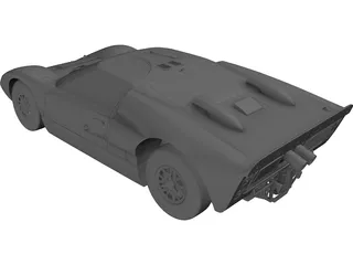 Ford GT40 Mk2 (1966) 3D Model preview