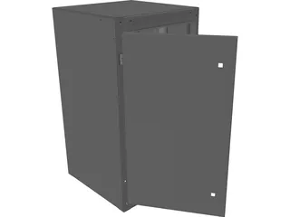 Electrical Cabinet 3D Model preview
