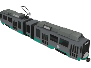 Train 3D Model preview