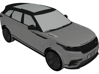 Range Rover Velar (2018) 3D Model preview