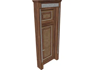 Door Classic 3D Model preview