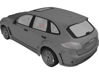 Porsche Cayenne Turbo Hamann (2010) 3D Model preview