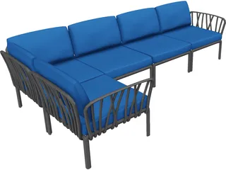 Sofa 3D Model preview
