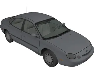Ford Taurus (1996) 3D Model preview
