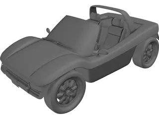 Dune Buggy 3D Model preview