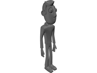 Cartoon Figure Male 3D Model preview