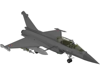 Dassault Rafale 3D Model preview