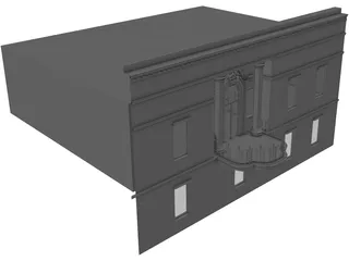 Balcony 3D Model preview