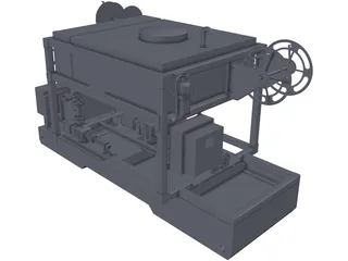 UG Pumping Unit 3D Model preview