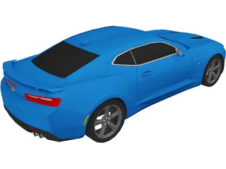 Chevrolet Camaro SS (2016) 3D Model preview