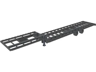 Trailer 3D Model preview