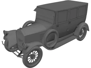 Pierce-Arrow Model 7 (1920) 3D Model preview
