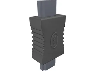 HDMI Connector 3D Model preview