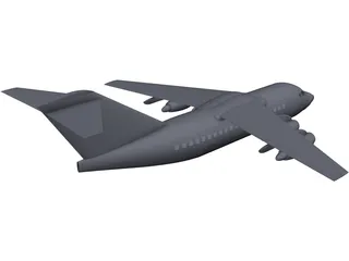 British Aerospace BAe 146 3D Model preview