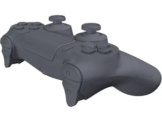 PS4 Controller 3D Model preview