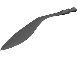 Kukri 3D Model preview