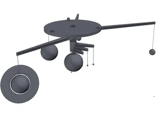Solar System Layout 3D Model preview