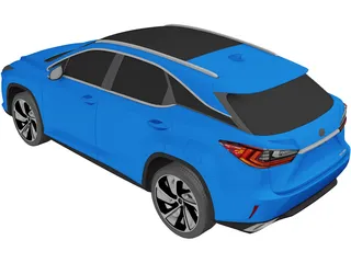 Lexus RX350 (2018) 3D Model preview