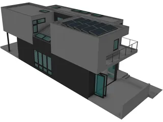 Modern Home 3D Model preview