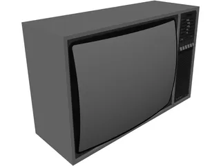 Philips K9 TV 3D Model preview