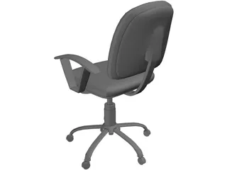 Office Chair 3D Model preview