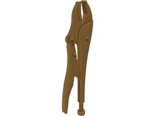 Vice Grip Plier 3D Model preview