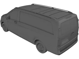 Mercedes-Benz Vito (2016) 3D Model preview