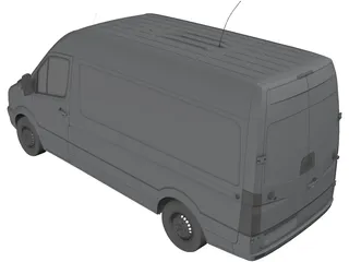 Mercedes-Benz Sprinter (2014) 3D Model preview