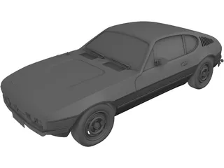 Volkswagen SP2 (1975) 3D Model preview